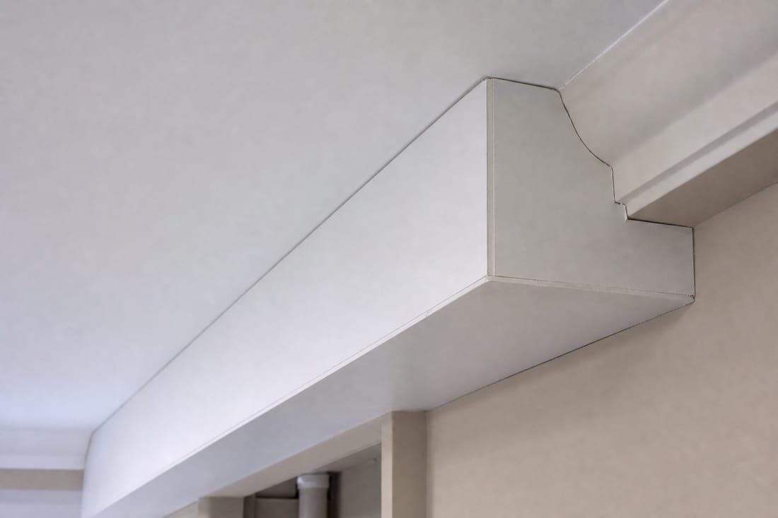 Exemple : habillage de gaines techniques en plaques de plâtre